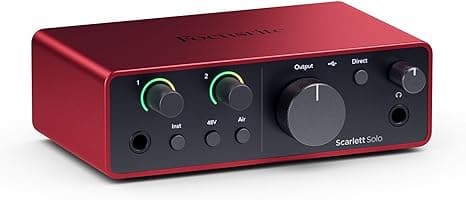 USB Audio Interface for Recording and Streaming